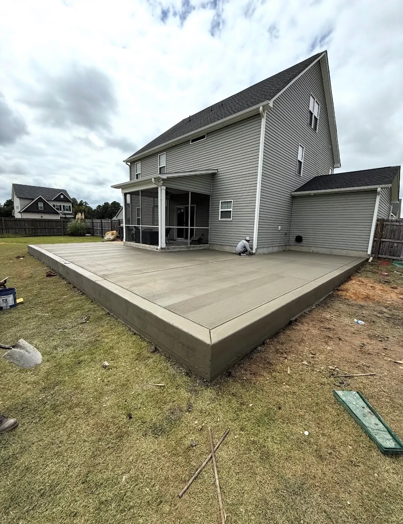 Patio slab